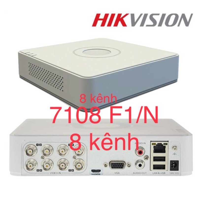Đầu ghi hình 4 kênh Hikvision DS-7104HGHI-F1 chính hãng