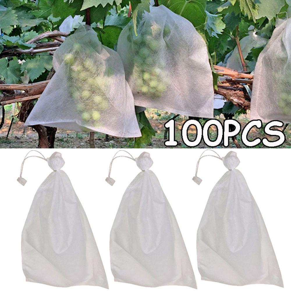 Bộ 100 Túi Đựng Nho Chống Côn Trùng Chống Thấm Nước Bảo Vệ An Toàn Cho Nông Nghiệp