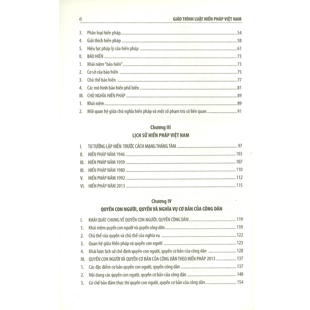 Sách Giáo Trình Luật Hiến Pháp Việt Nam
