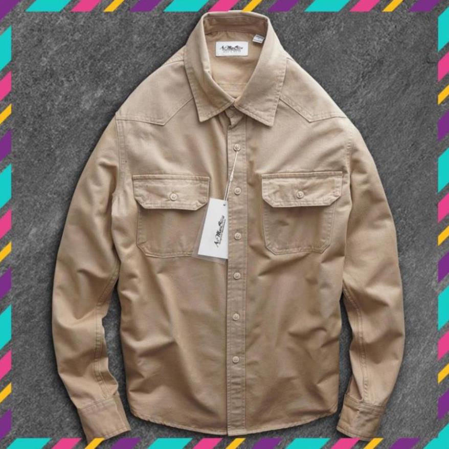 Áo sơ mi denim nam 5 màu MUSLAND | BigBuy360 - bigbuy360.vn
