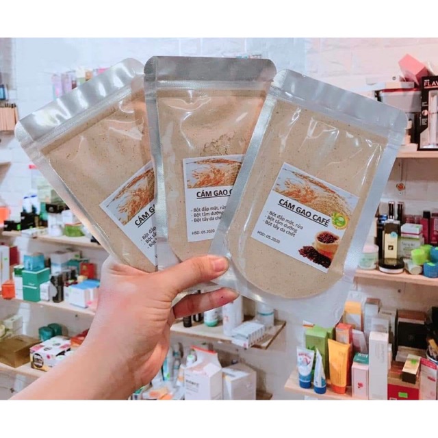 Cám gạo cafe dưỡng da gói 100g | BigBuy360 - bigbuy360.vn