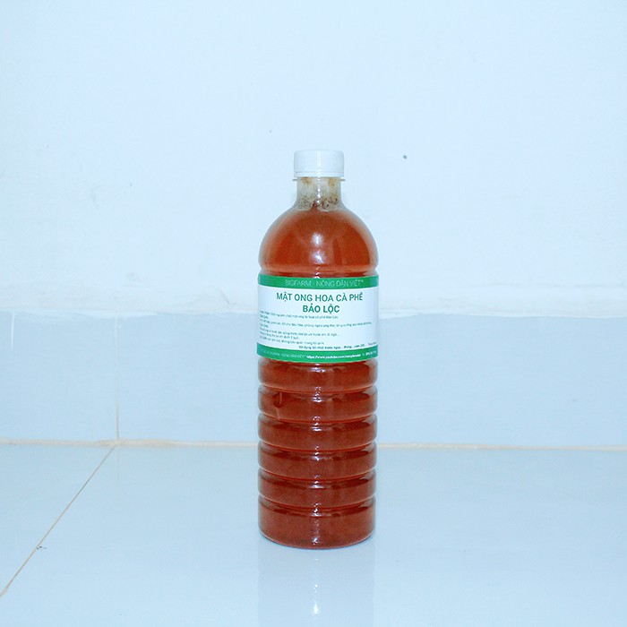 Mật ong hoa cà phê bảo lộc BigFarm nguyên chất hàng chuẩn loạt 1 lít - 1,3 kg