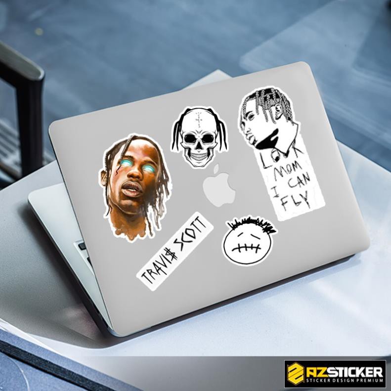 [Set 100+] Sticker Rapper Travis Scotto | Dán Nón Bảo Hiêm, Điện Thoại, Laptop, Bình Nước...Chống Nước, Chống Bay Màu