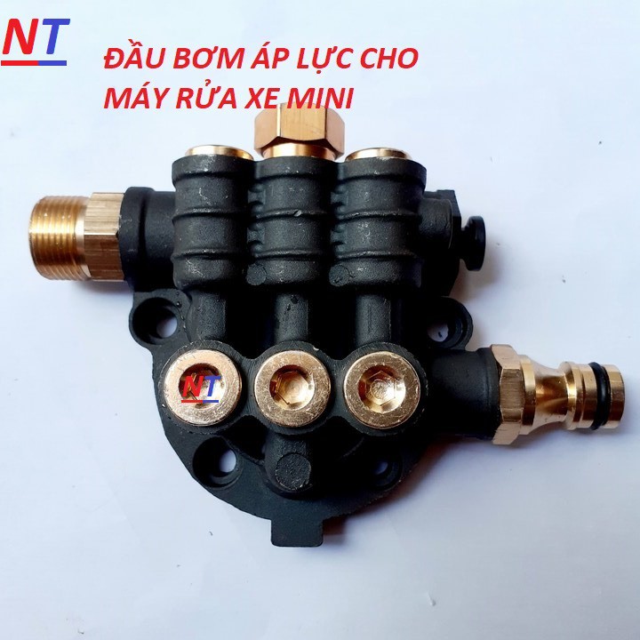 Đầu bơm máy rửa xe mini | máy rửa xe mini