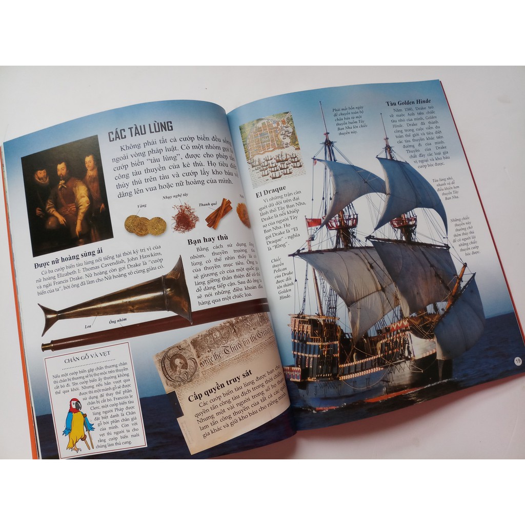 Sách - Bách Khoa Tri Thức Về Khám Phá Thế Giới Cho Trẻ Em - Pirates - Cướp Biển