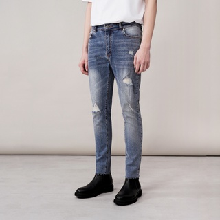 Quần jeans nam rách gối unicus liam jeans
