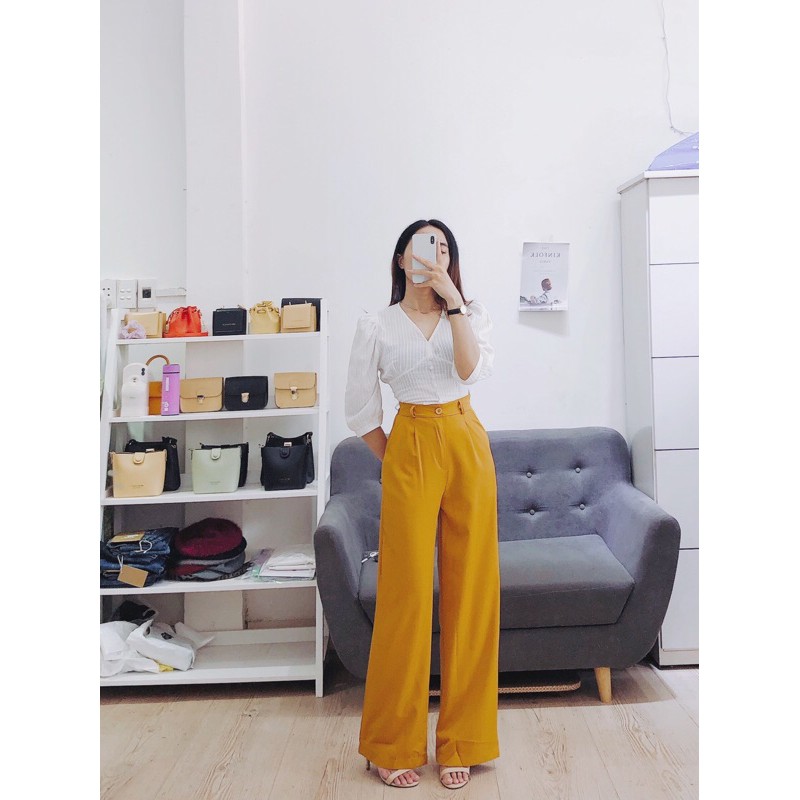 Quần suôn culottes