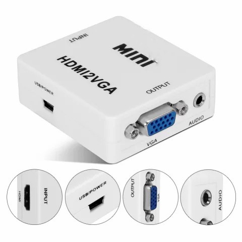 Bộ Chuyển Đổi vga Sang hdmi / VGA2hdmi Chuyển Đổi Từ vga Sang hdmi box / VGA2hdmi