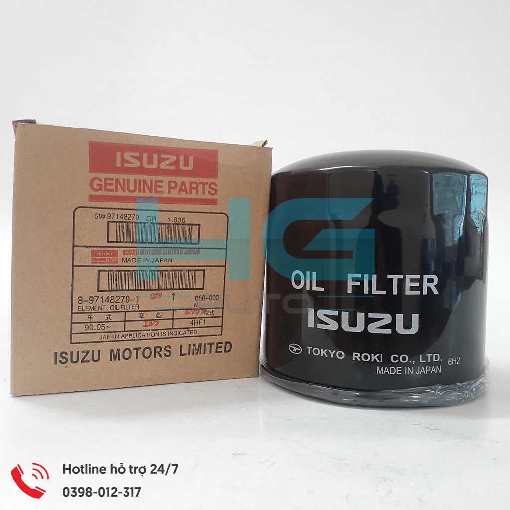 Lọc dầu nhớt EFL, EFL250, Forward NQR 5.5 TẤN động cơ 4HK1 - Hgauto