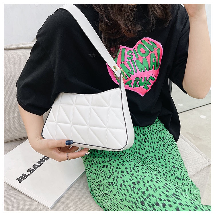 Túi xách đeo vai JASMIN NOIR làm từ da PUP hình vuông thời trang dành cho nữ