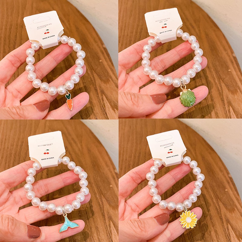 (MớI) Vòng Tay ĐíNh NgọC Trai Giả Xinh XắN