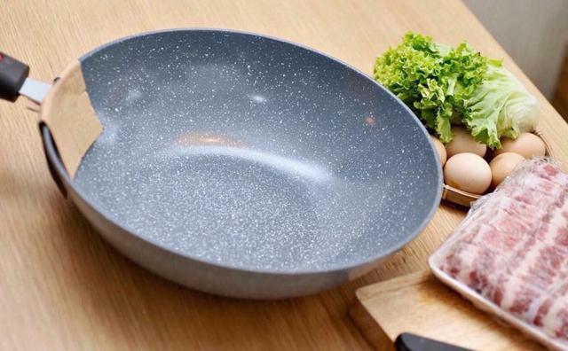 Chảo vân đá CERAMIC sâu lòng 32cm dùng trên mọi loại bếp