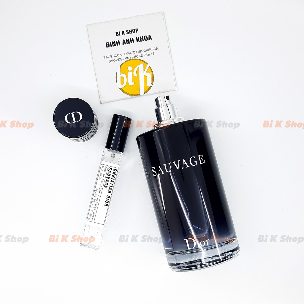 Bi K Shop - Nước hoa nam Christian Dior Sauvage Eau De Toilette [Mẫu thử]