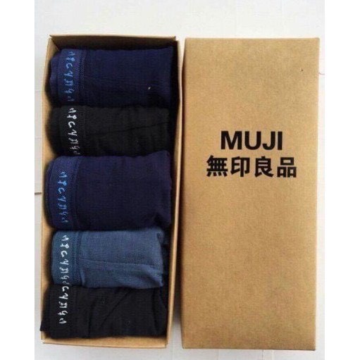 Hộp 5 quần lót ĐÙI xuất Nhật cotton
