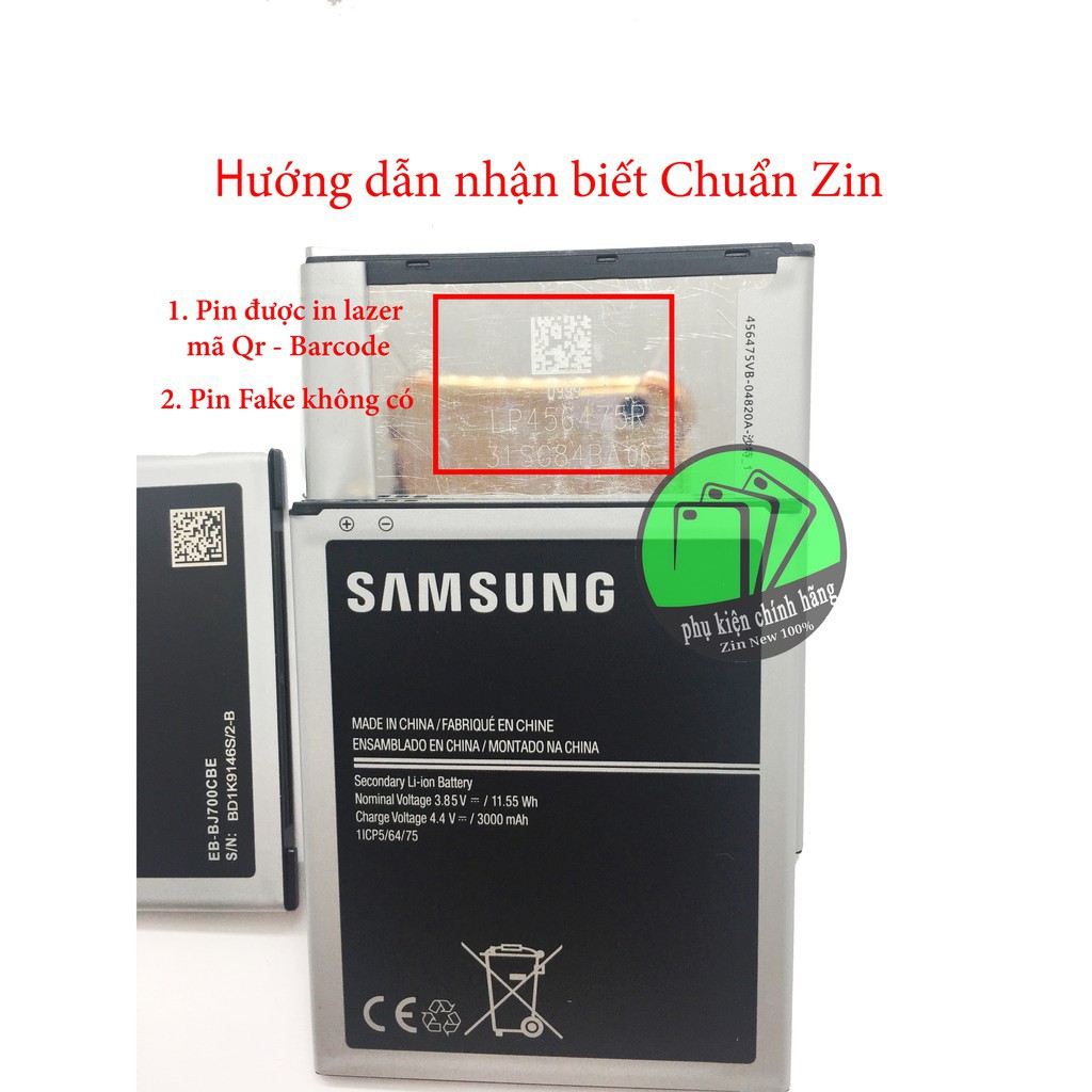 Pin SAMSUNG J7 - , J7 Duo, J4 2018, On 7  dung lượng 3000mAh - BH 24 tháng