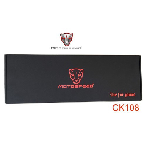 [Giao siêu tốc chọn Grab, NowShip] Bàn Phím Cơ Chuyên Game Motospeed CK108 LED Rainbow