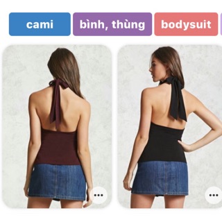 Áo yếm f21 hở lưng xuất dư vnxk