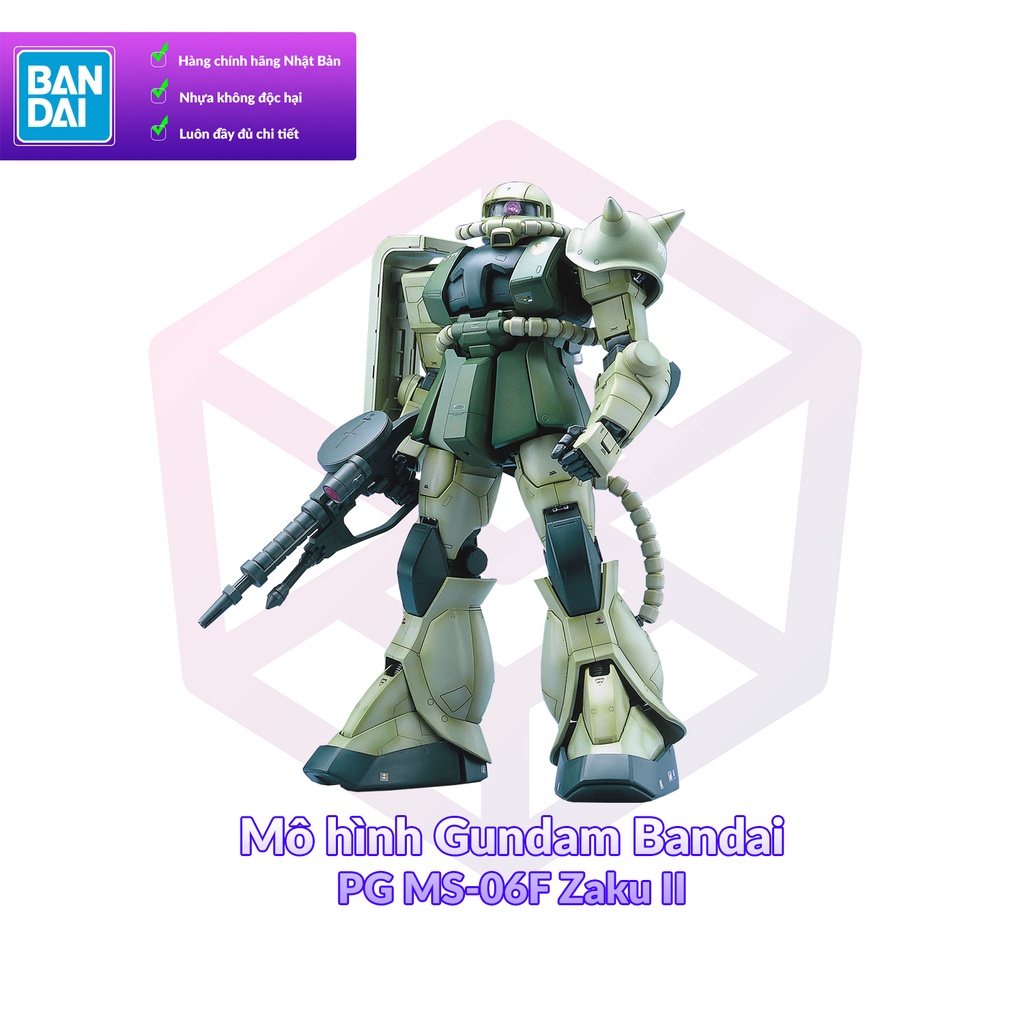 Mô hình Gundam Bandai PG MS-06F Zaku II 1/60 MS Gundam [GDB] [BPG]