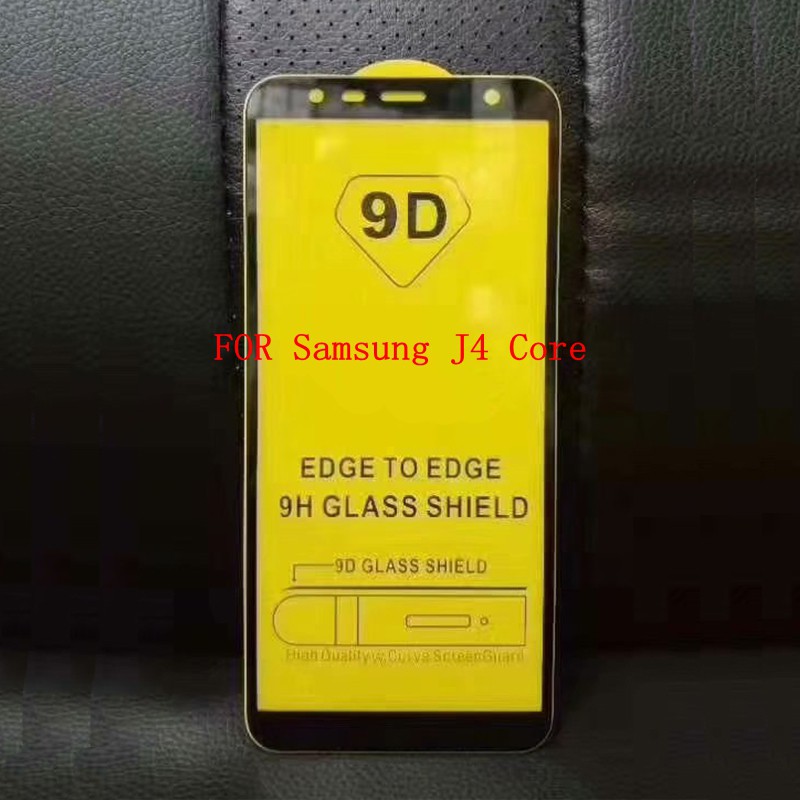 Kính CL Samsung J4 Core FULL Màn,FULL KEO Silicon