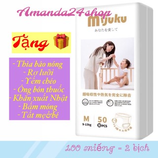 Tã / bỉm xuất nhật mijuku quần m100 / l100 / xl100 / xxl100