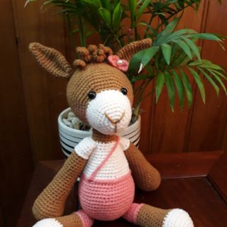 Thú len handmade - chú lừa Jun Pio
