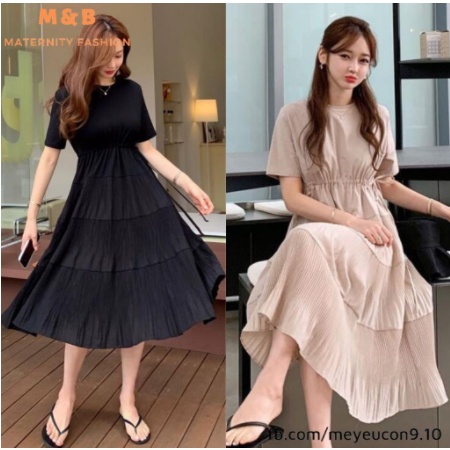 Váy bầu maxi suông rộng KE1240