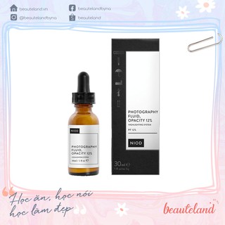 Serum makeup tạo hiệu ứng glowy cho da Niod Photography Fluid Opacity 12%