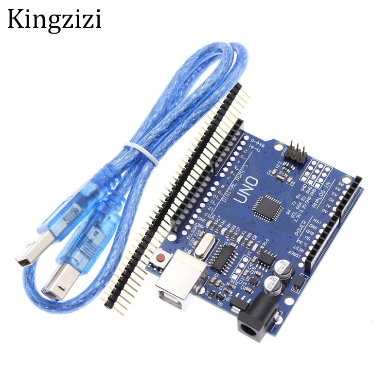 Bộ Bo Mạch Phát Triển Uno R3 Ch340G+Mega328P 16mhz Cho Arduino Uno R9 R3