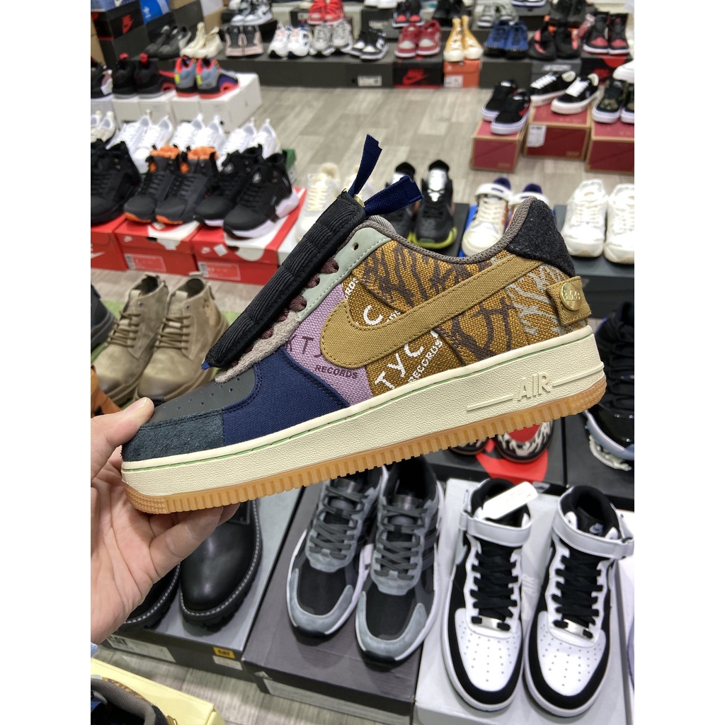 Giày Air Force 1 Travis Scott "Cactus Jack" - Phiên bản cao cấp