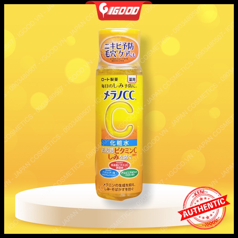 Nước hoa hồng Vitamin C CC Melano Lotion 170ml Nhật Bản