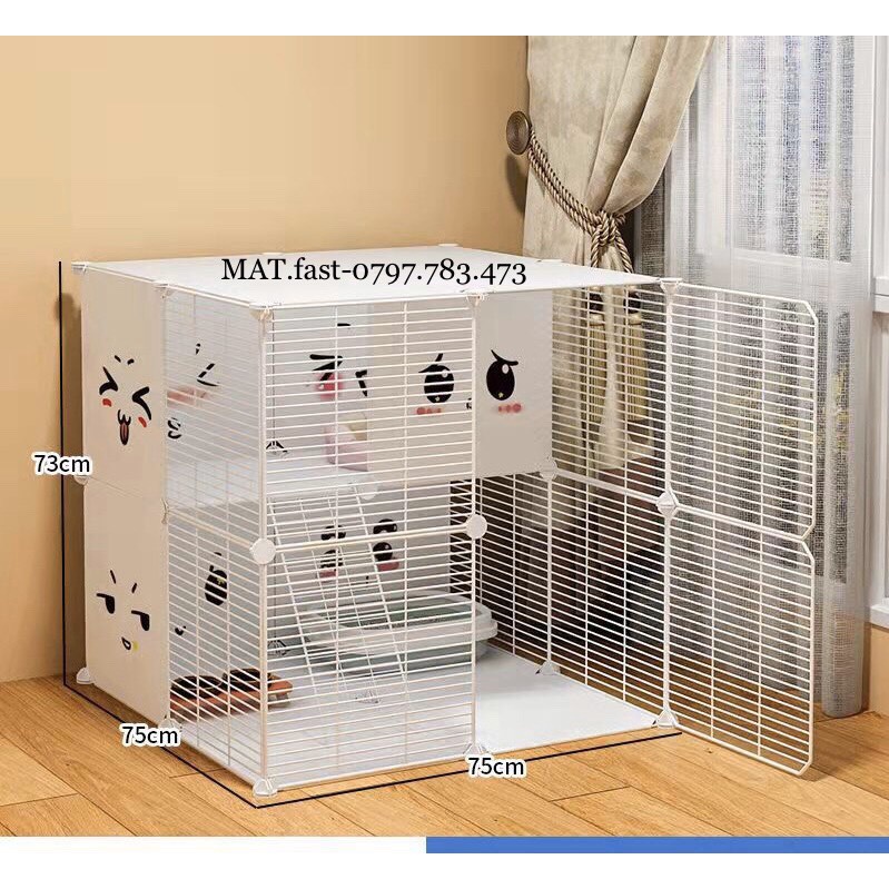 [FULL COMBO] CHUỒNG THÚ CƯNG LƯỚI THÉP LẮP GHÉP ĐA NĂNG