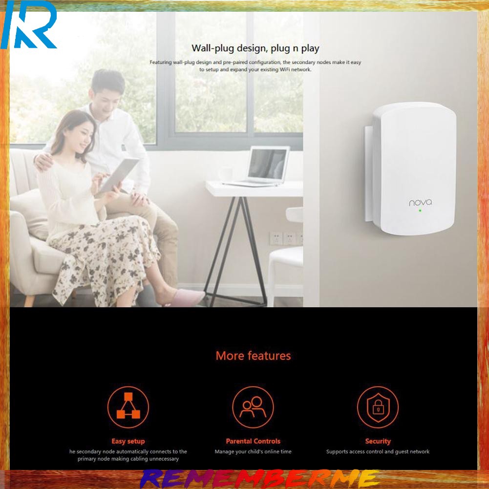 Router Wifi Tenda Nova MW5 hai băng tần thiết kế tiện lợi cao cấp