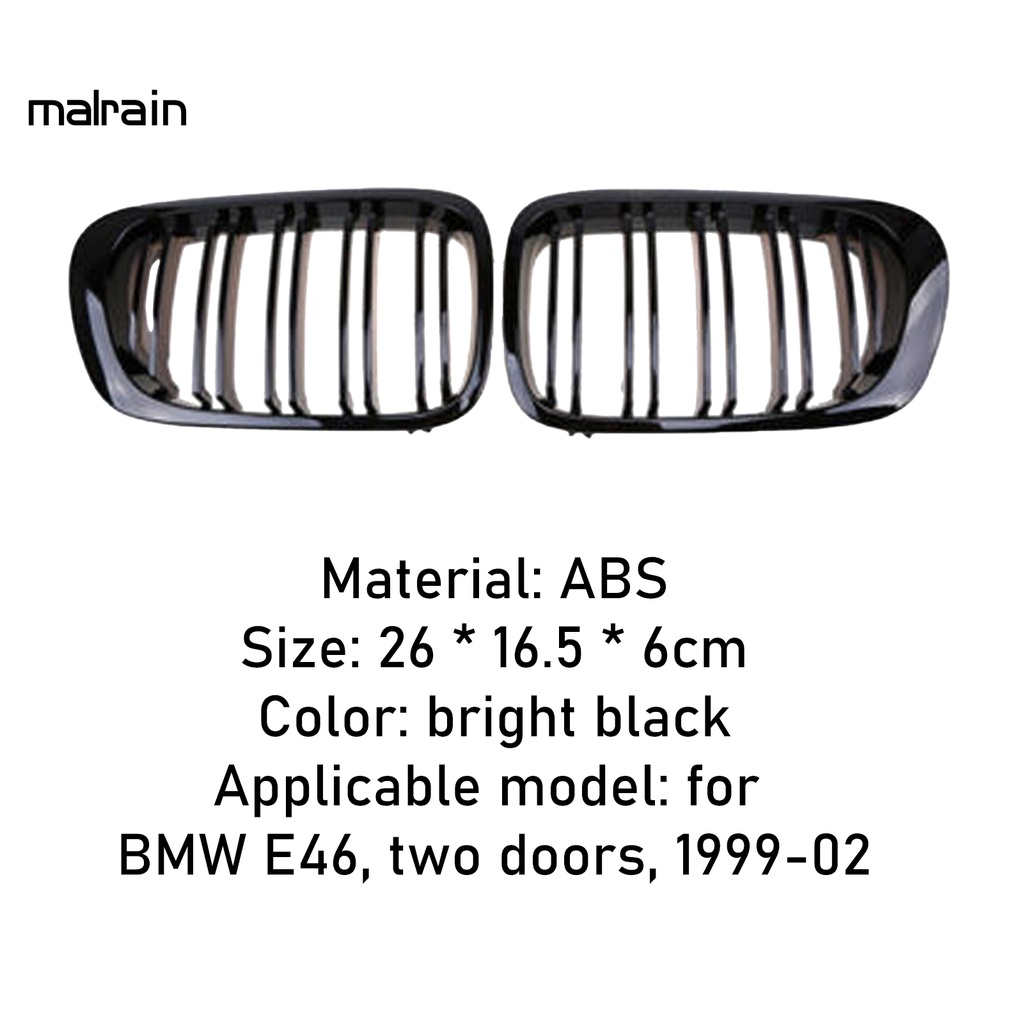 Lưới Tản Nhiệt Màu Đen Tự Động Dễ Lắp Đặt 51138208685 / 51138208686 | BigBuy360 - bigbuy360.vn