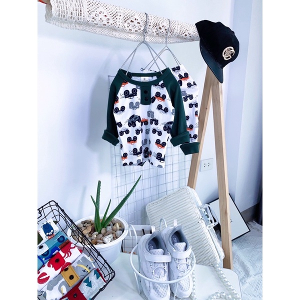 BỘ Dài Tay bé trai chất bozzip