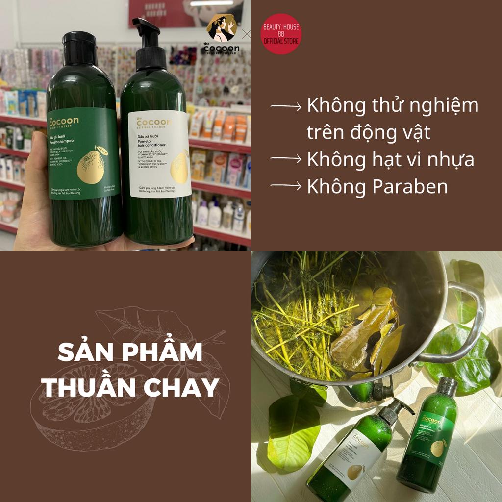 Combo Dầu Gội Dầu Xả Pomelo COCOON 310ml