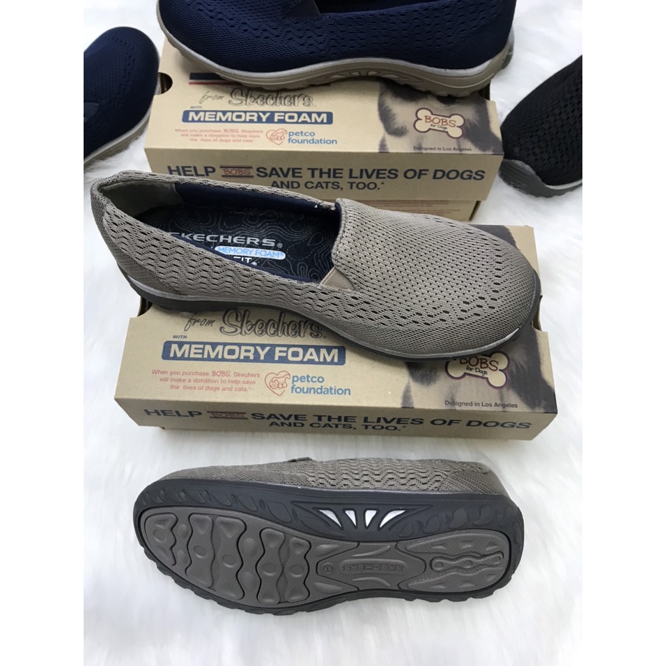 Giày Skechers air-cooled memory foam thể thao nữ kiểu xỏ