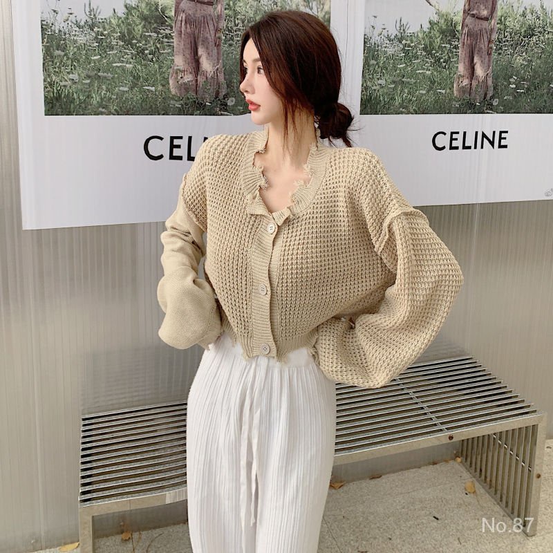 Áo khoác cardigan dệt kim dáng rộng phong cách phương tây thời trang mùa đông | BigBuy360 - bigbuy360.vn