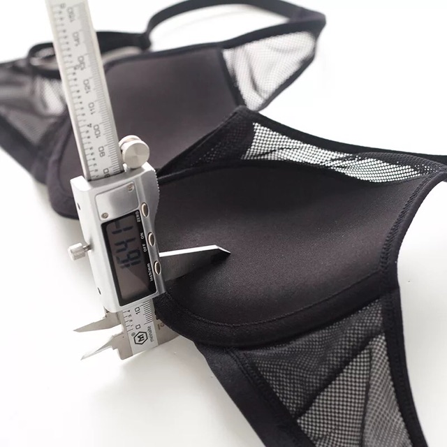 Áo Lót Trơn Kết Hợp Lưới Không Gọng Đệm Vừa B084