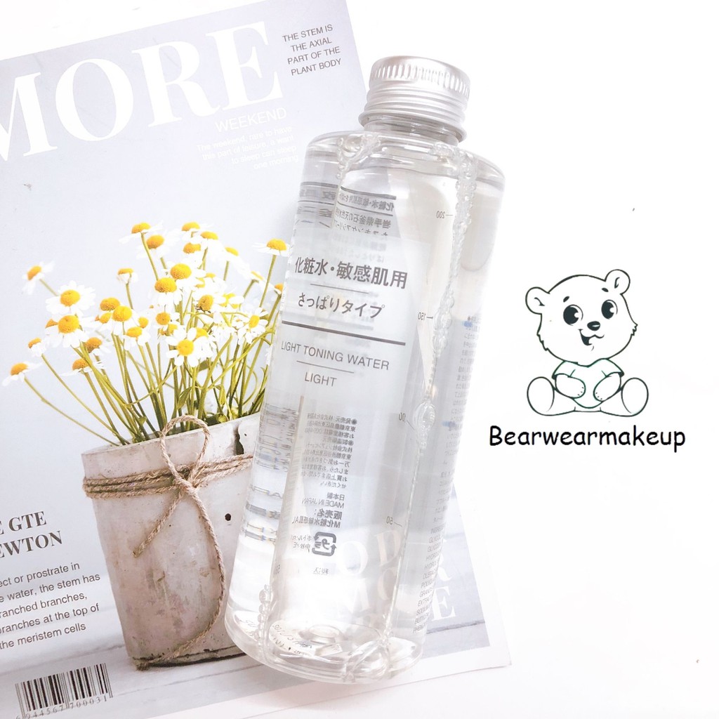 Nước hoa hồng Muji Light Toning Water Lotion 200ml