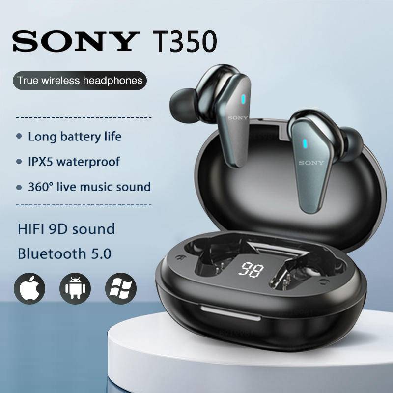 Tai Nghe Bluetooth Không Dây V5.0 Tích Hợp Mic Phong Cách Thể Thao WF T350