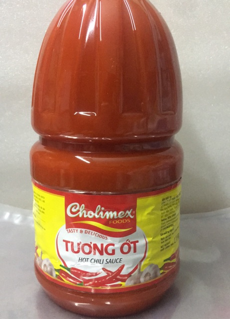 Tương ớt Cholimex can to 2,1 kg loại ngon chuyên dùng trong nhà hàng xịn