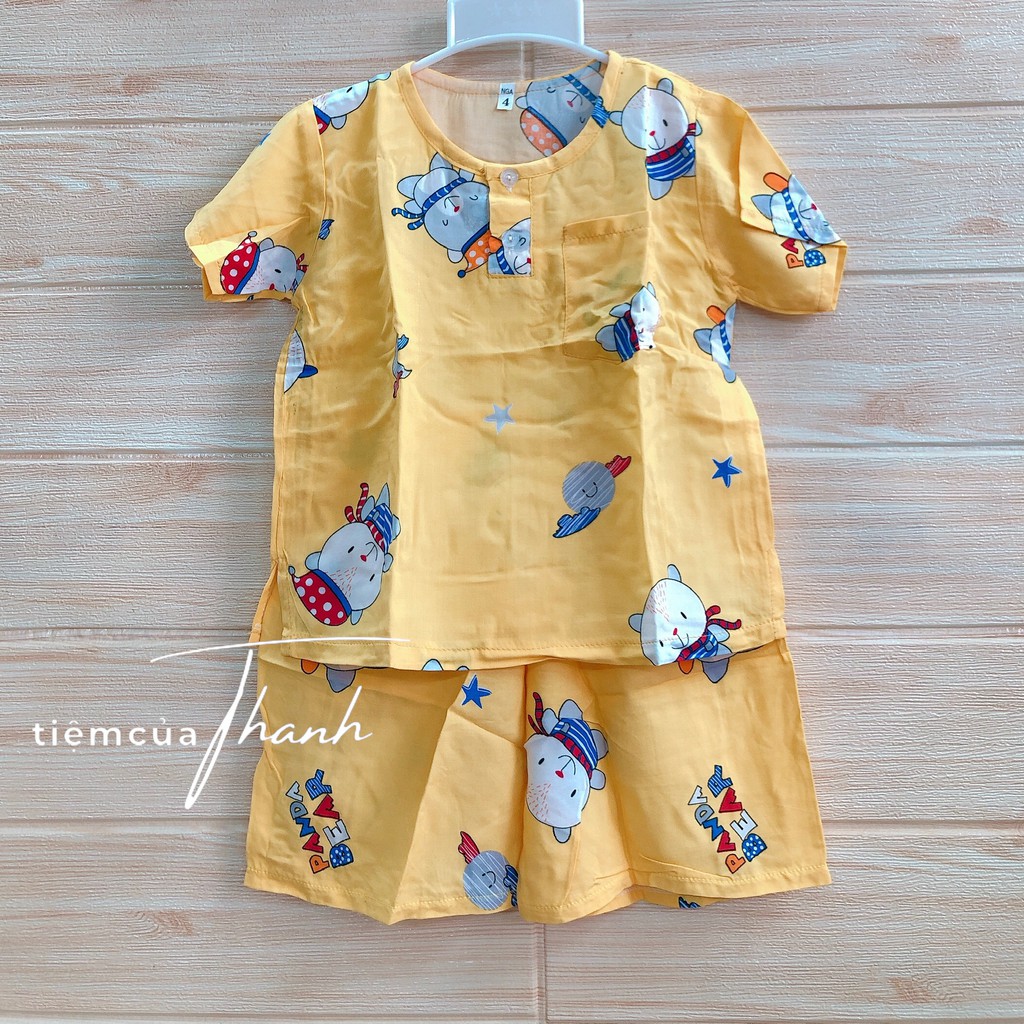 [Chat chọn mẫu] Bộ Tôn 2 da loại 1 - Bé Trai - Mềm Mịn Mát, Ít Rút 4-36kg (Tole/Lanh - Được Chọn Mẫu) | BigBuy360 - bigbuy360.vn