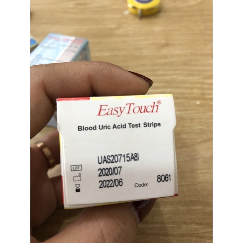 Que thử Axit Uric Easy Touch GCU- thử Gout lọ 25 que