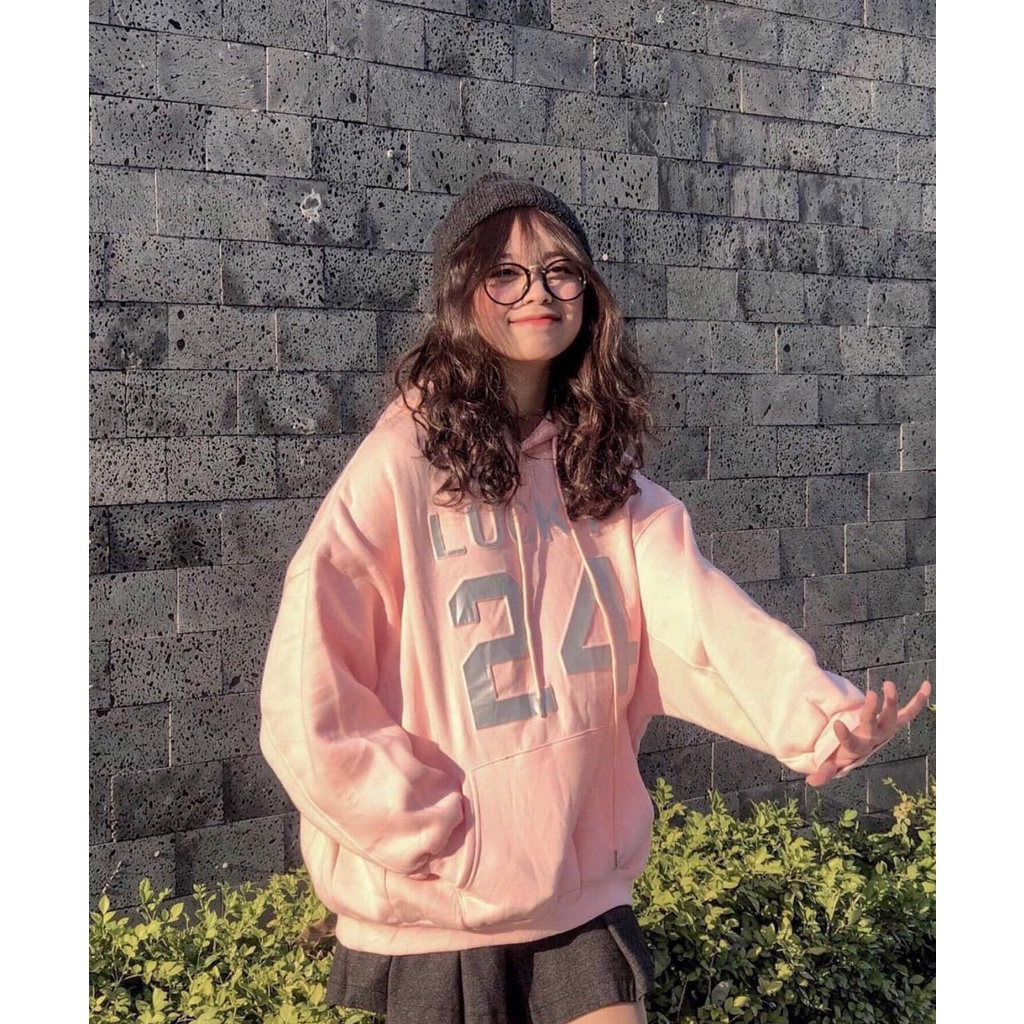 [FREESHIP 50K] Áo Hoodie Nỉ in số 24 Phản Quang Tay Bồng samsam4896 | BigBuy360 - bigbuy360.vn