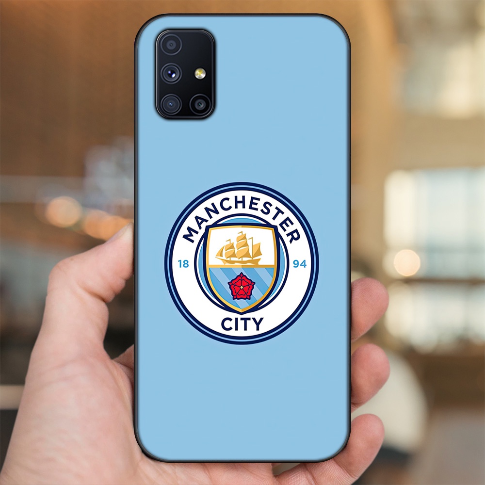 Ốp lưng Samsung M51 viền đen in hình Manchester City MC