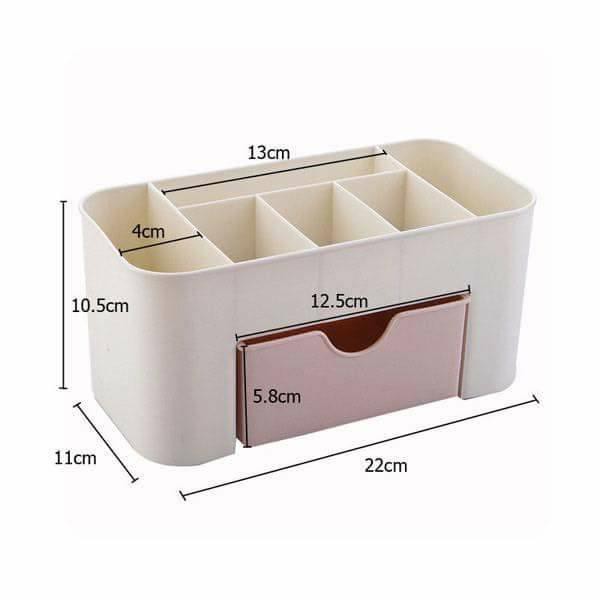 [Màu Ngẫu Nhiên] Kệ Mỹ Phẩm Mini Có Ngăn Kéo Tiện Ích 22x10x10.3 cm