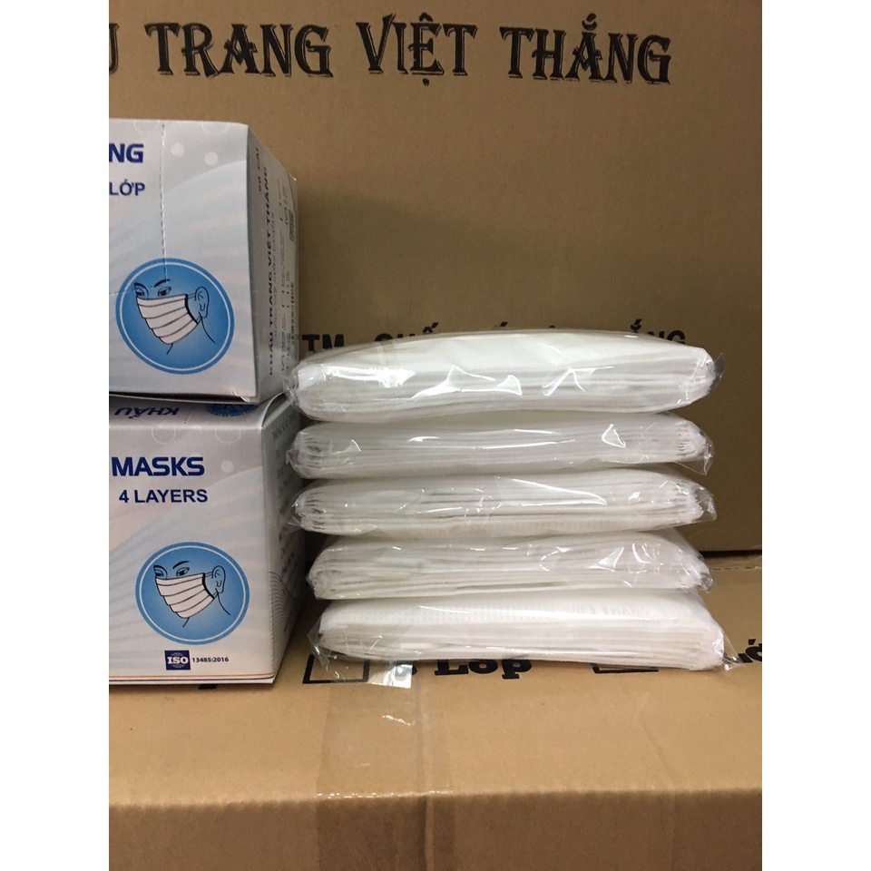 2 Khẩu trang y tế 4 lớp Việt Thắng | BigBuy360 - bigbuy360.vn