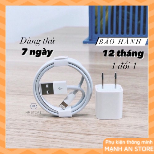 Bộ củ cáp sạc IP🔆 TẶNG THÚ BẢO VỆ CÁP 🔆 Củ cáp sạc IPBẢO HÀNH 12 THÁNG