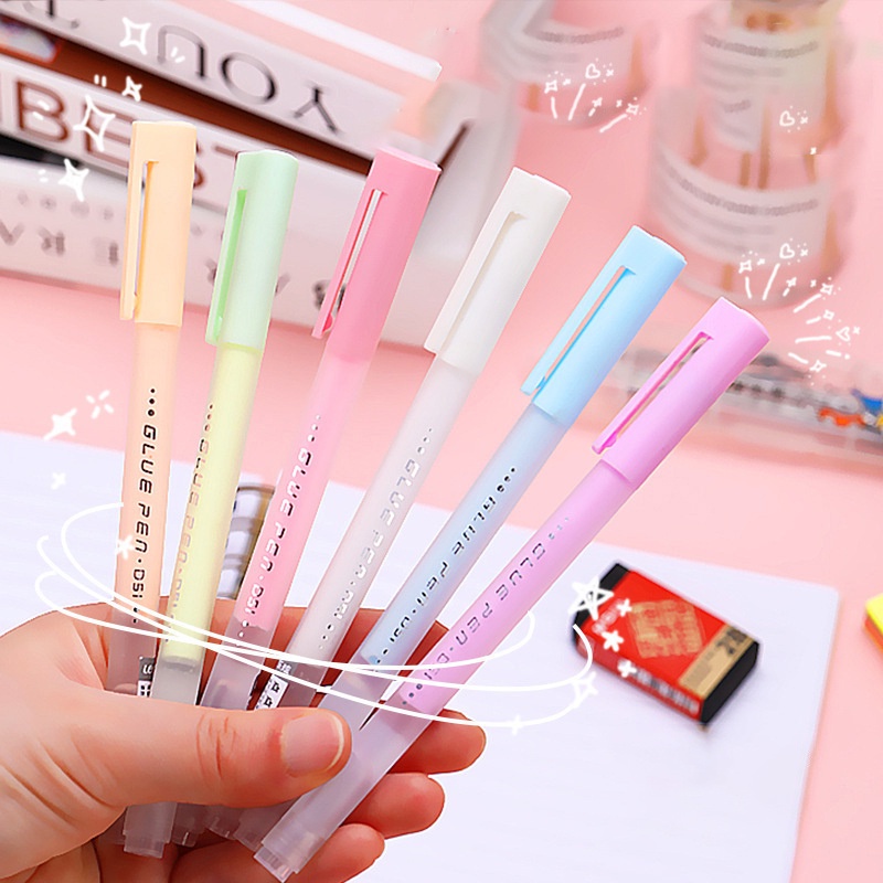 Bút Keo Chấm Bi Nhanh Khô Độ Phân Giải Cao Màu Kẹo Dễ Thương Sáng Tạo Trong 2 Ngày Cho Học Sinh