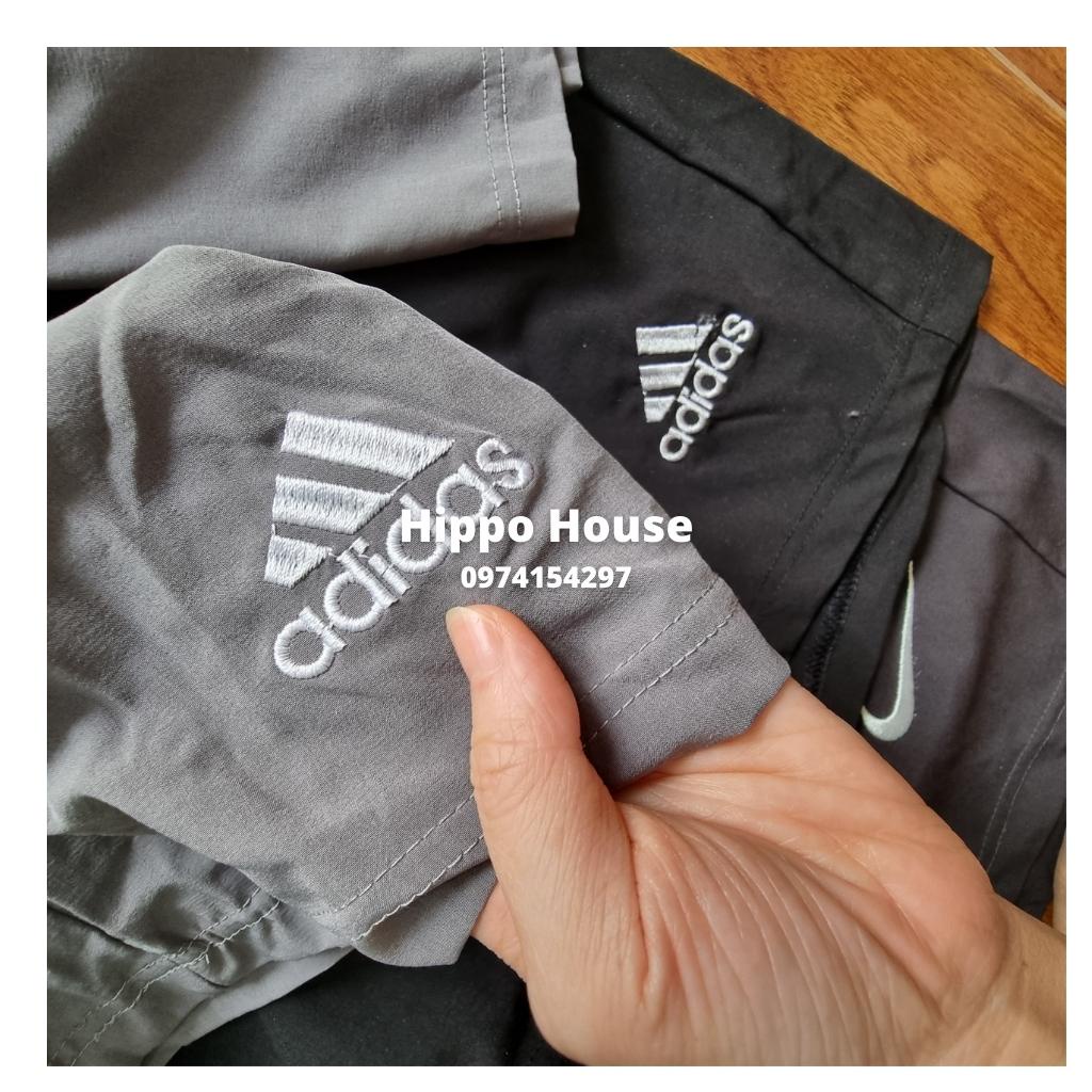 Quần Short Bé Trai Hippo House Size Đại Chất Si Gió Nhẹ Nhanh Khô